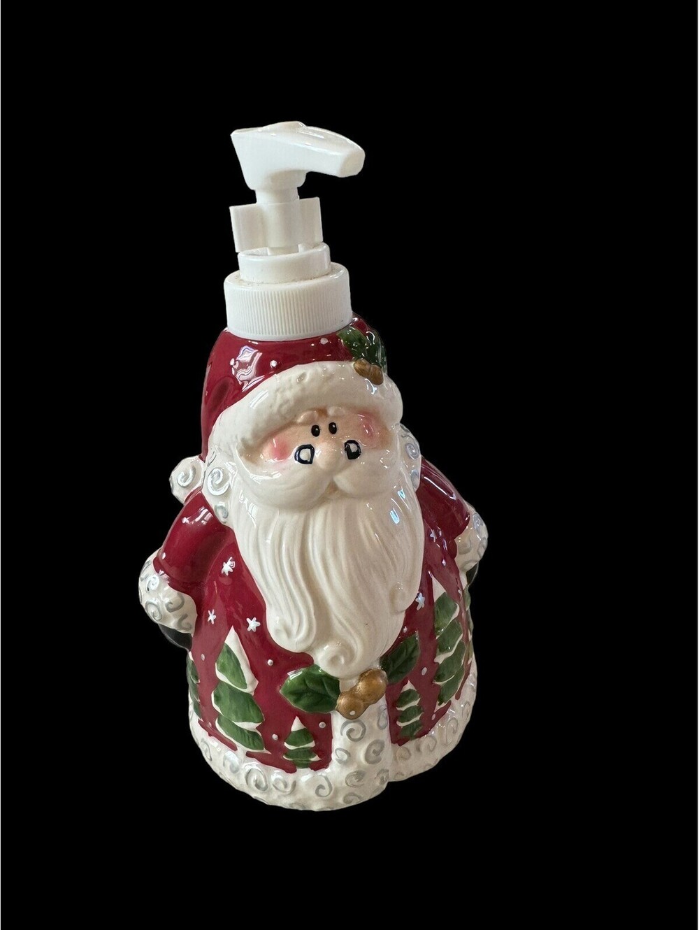 NEW Santa Soap Dispenser! 7.5โ High NWOT Christmas Holiday Decor So Cute!!